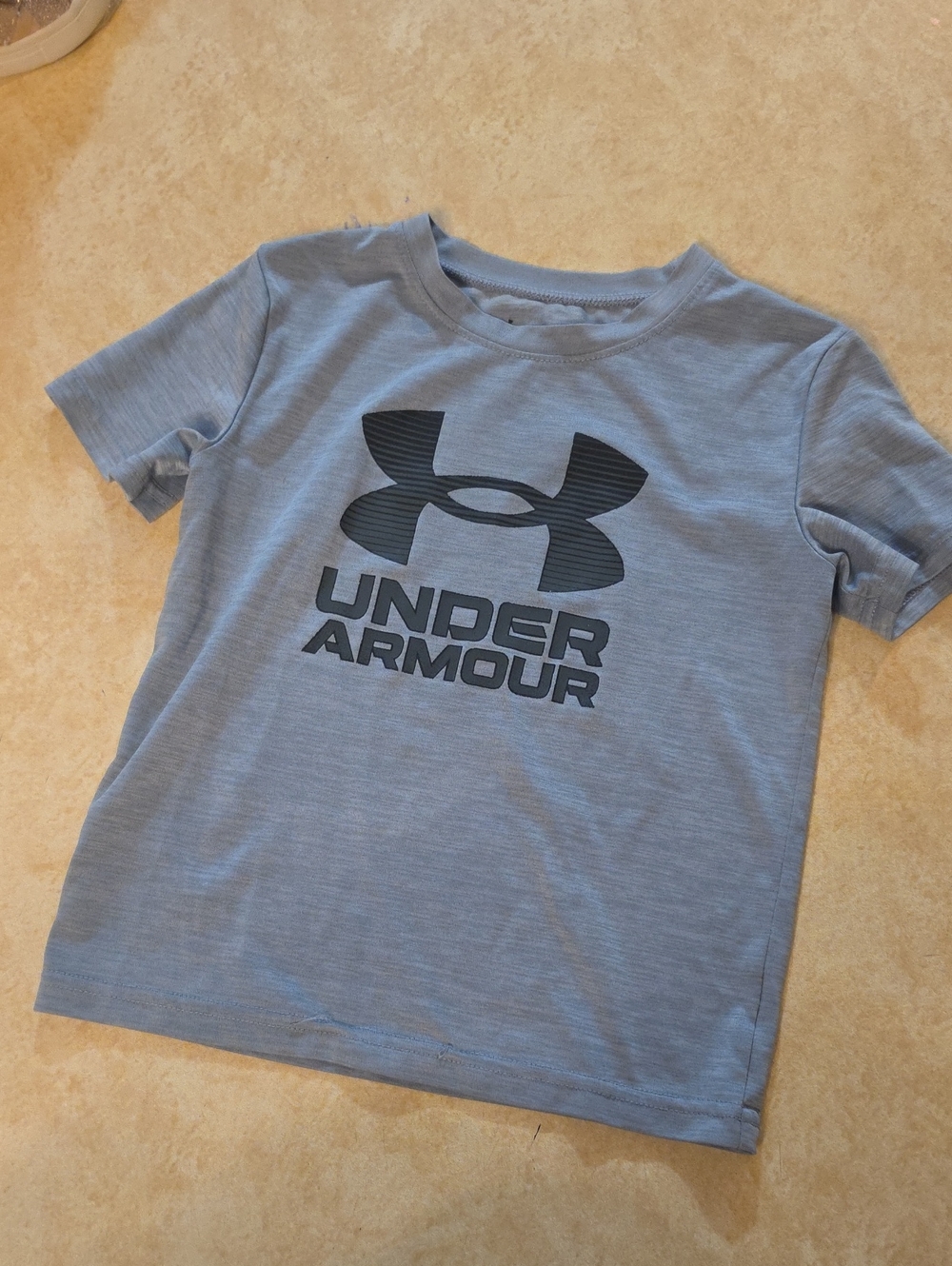 Under Armour Boys Light Blue Short Sleeve Logo Tee